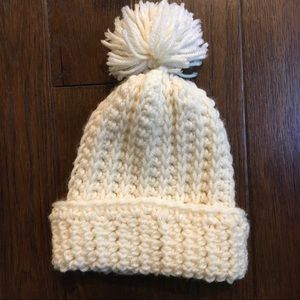 *Hand-knit winter hat